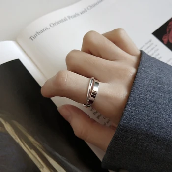 LouLeur 925 sterling silver double circle interlace buckle rings silver creative elegant chic rings for women fine jewelry gift
LouLeur 925 sterling silver double circle interlace buckle rings silver creative elegant chic rings for women fine jewelry gift