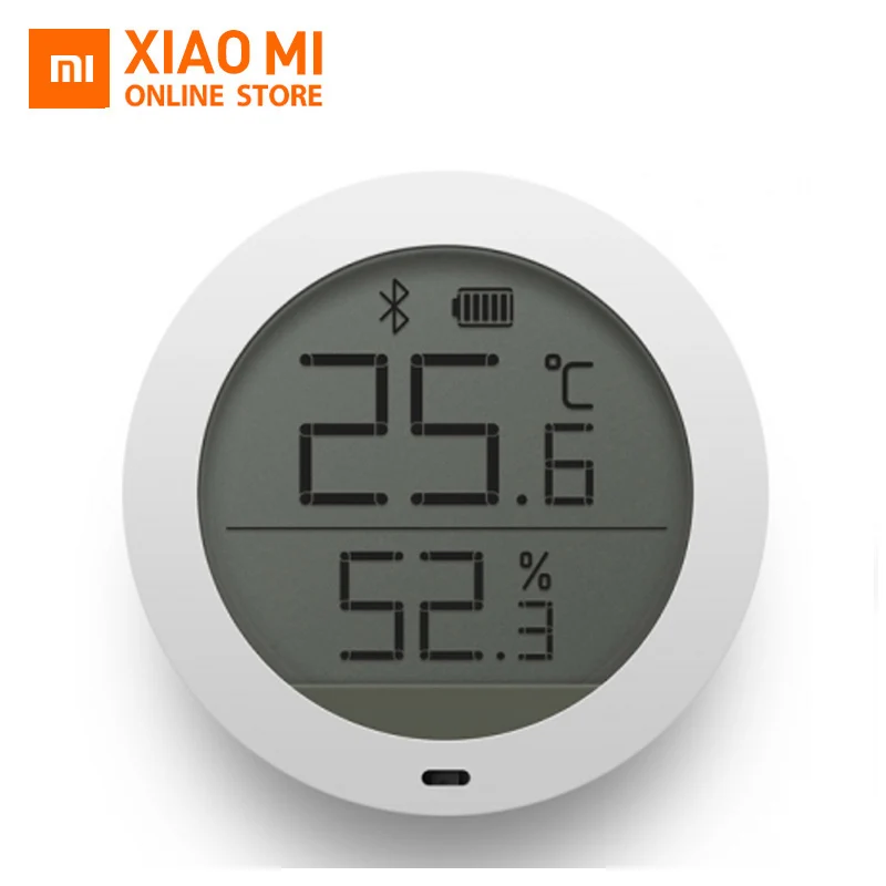 100% Original Xiaomi Mijia Bluetooth Hygrothermograph High Sensitive LCD Screen Smart Hygrometer Thermometer Sensor Mi home App
100% Original Xiaomi Mijia Bluetooth Hygrothermograph High Sensitive LCD Screen Smart Hygrometer Thermometer Sensor Mi home App