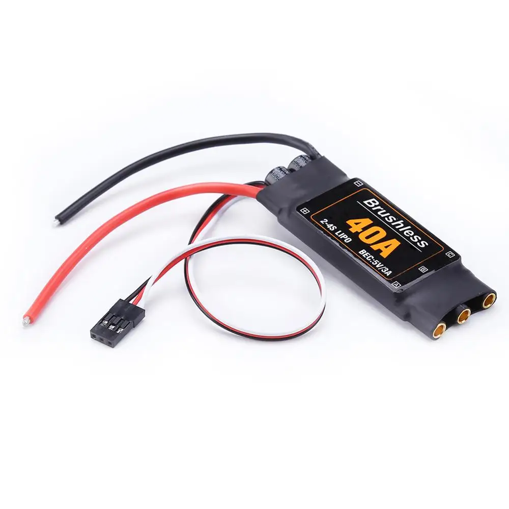 NEW 40A ESC OPTO 2-4S Brushless ESC Electronic Speed Controller For F450 S500 ZD550 RC Helicopter Quadcopter
NEW 40A ESC OPTO 2-4S Brushless ESC Electronic Speed Controller For F450 S500 ZD550 RC Helicopter Quadcopter
