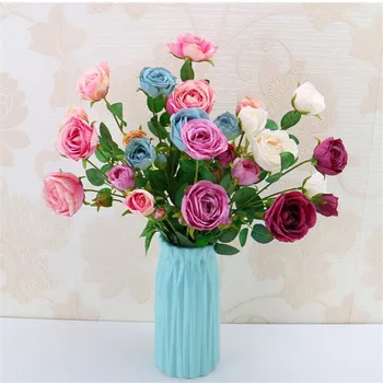 24Pcs Simulation Rose Flowers (6 heads/piece) Roses Oil Painting Effect Silk Flowers for Wedding Centerpieces Decorative Flowers
24Pcs Simulation Rose Flowers (6 heads/piece) Roses Oil Painting Effect Silk Flowers for Wedding Centerpieces Decorative Flowers