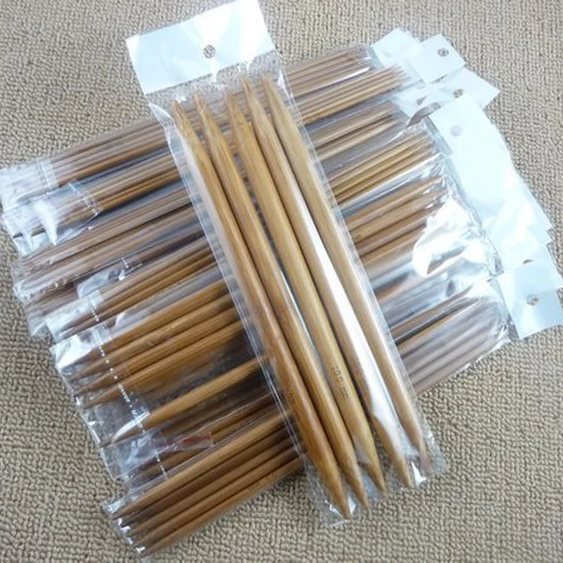 Фото Вязальный инструмент игла из чистого бамбука вязальная карбонизированная | Швейные иглы (33002789735)