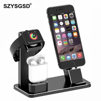 SZYSGSD Aluminium Alloy Desk Tablet Holder Charger Dock Stand Holder For Iphone Airpods For Apple Watch Cable Organizer Station
SZYSGSD Aluminium Alloy Desk Tablet Holder Charger Dock Stand Holder For Iphone Airpods For Apple Watch Cable Organizer Station