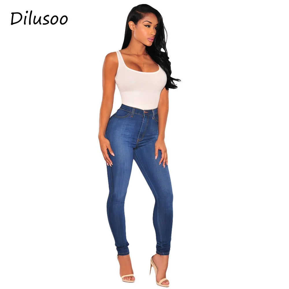 Dilusoo Women High Waist Jeans Pants Elastic denim Jeans 4 Season skinny Casual solid Pencil Pants woman jeans Trousers 2019
Dilusoo Women High Waist Jeans Pants Elastic denim Jeans 4 Season skinny Casual solid Pencil Pants woman jeans Trousers 2019