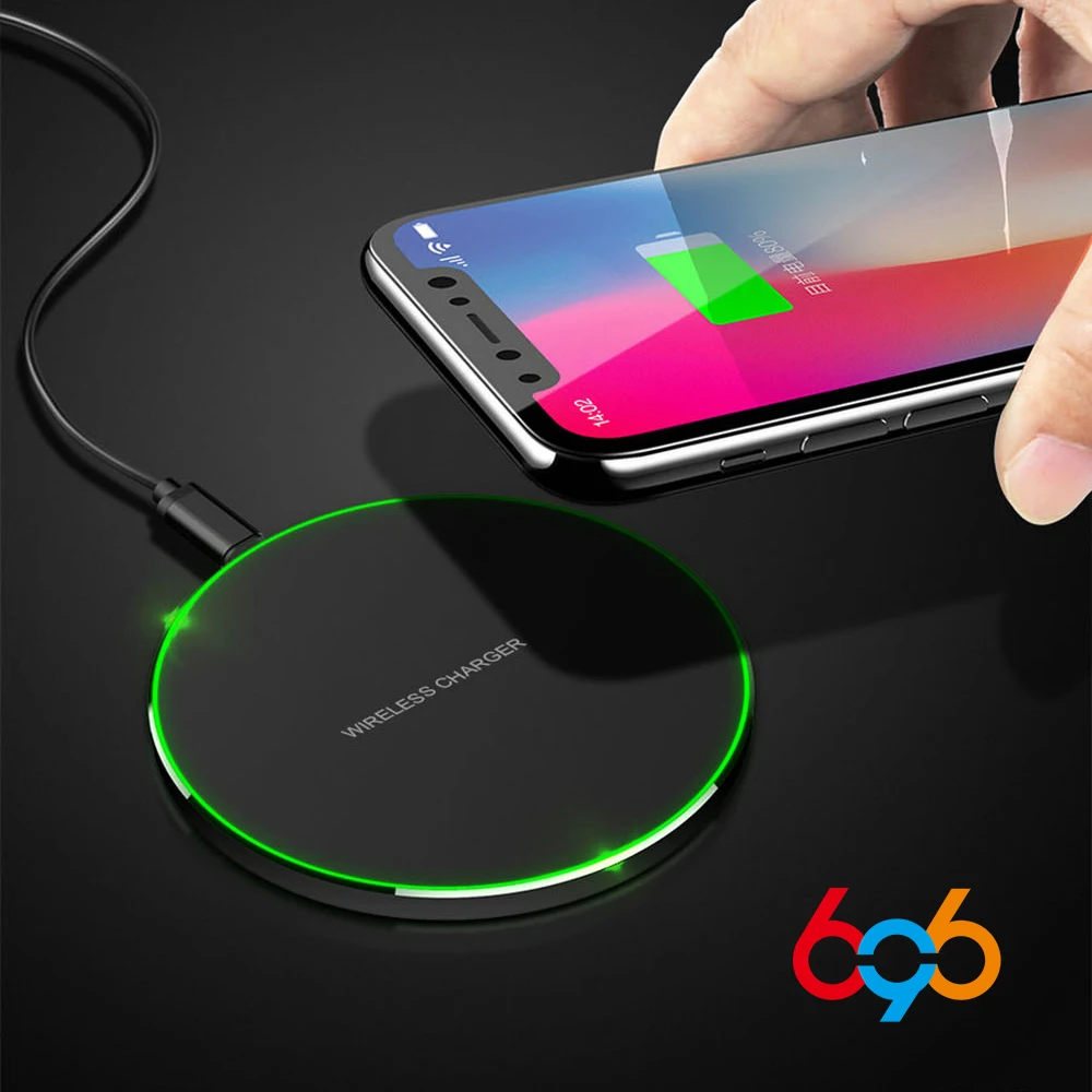 696 WP-68 10W Qi Wireless Charger for iPhone XS MAX/X/8 Visible Fast Wireless Charging pad for Samsung S11/9/S9+ S8 Note 10 9+ 8
696 WP-68 10W Qi Wireless Charger for iPhone XS MAX/X/8 Visible Fast Wireless Charging pad for Samsung S11/9/S9+ S8 Note 10 9+ 8