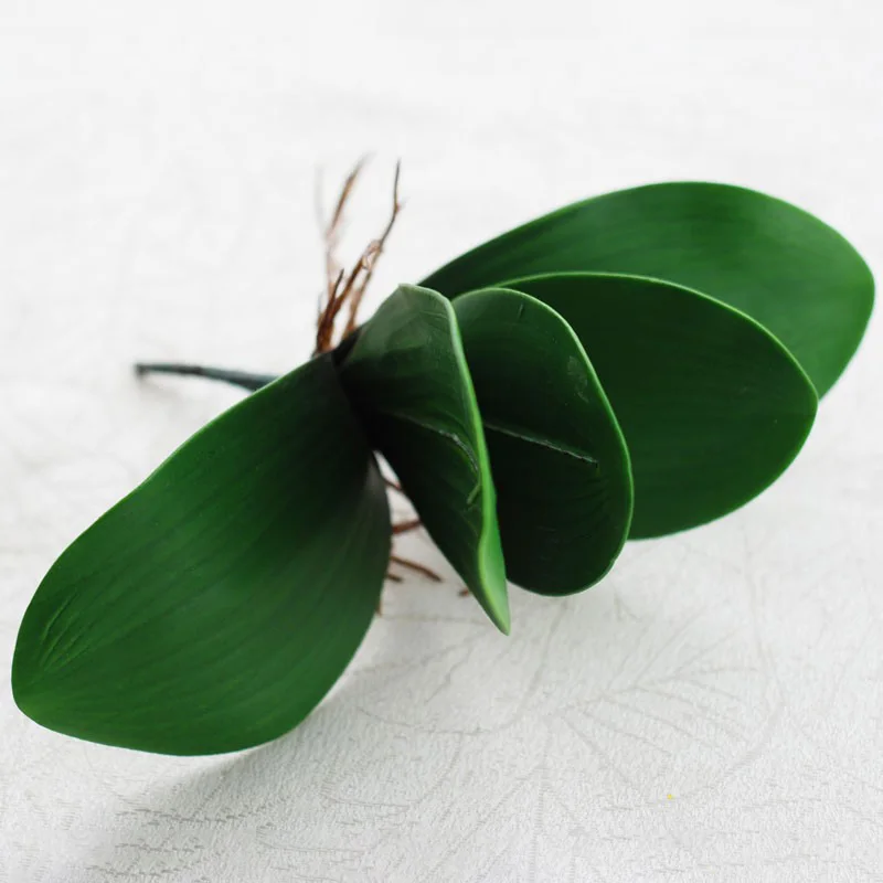 Искусственные листья орхидеи декоративные цветы 1 шт.|phalaenopsis leaves|orchid leavesplant leaf |