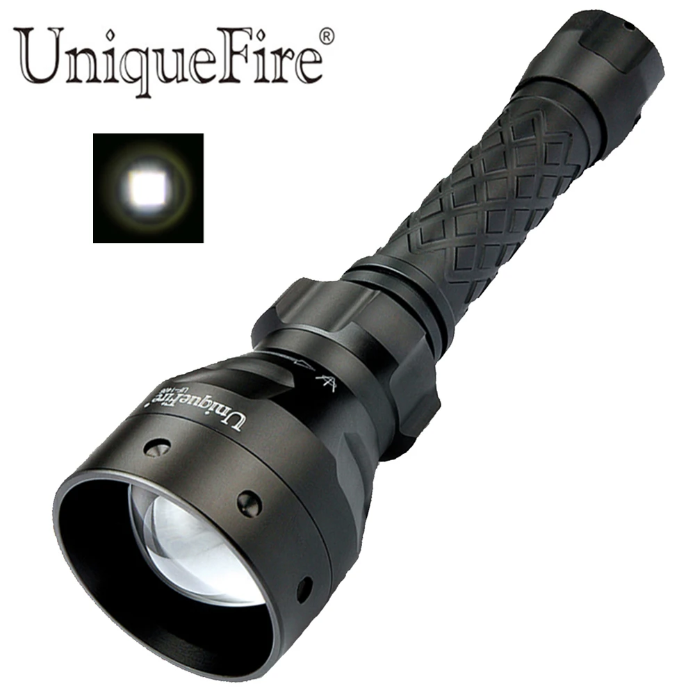 Мощный светодиодный фонарик UniqueFire 1405 XM-L2 18650/26650 лм фонафонарь с линзой 67 мм лампа