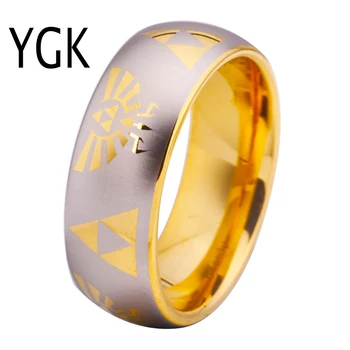 Free Shipping USA UK Canada Russia Brazil Hot Sales 8MM Golden Dome Comfort Fit Legend of Zelda New Men's Tungsten Wedding Ring
Free Shipping USA UK Canada Russia Brazil Hot Sales 8MM Golden Dome Comfort Fit Legend of Zelda New Men's Tungsten Wedding Ring