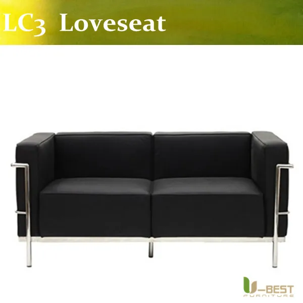 Image U BEST  black sectional sofa leather sofa couch Modern Living room furniture,modern design hand made  sofa