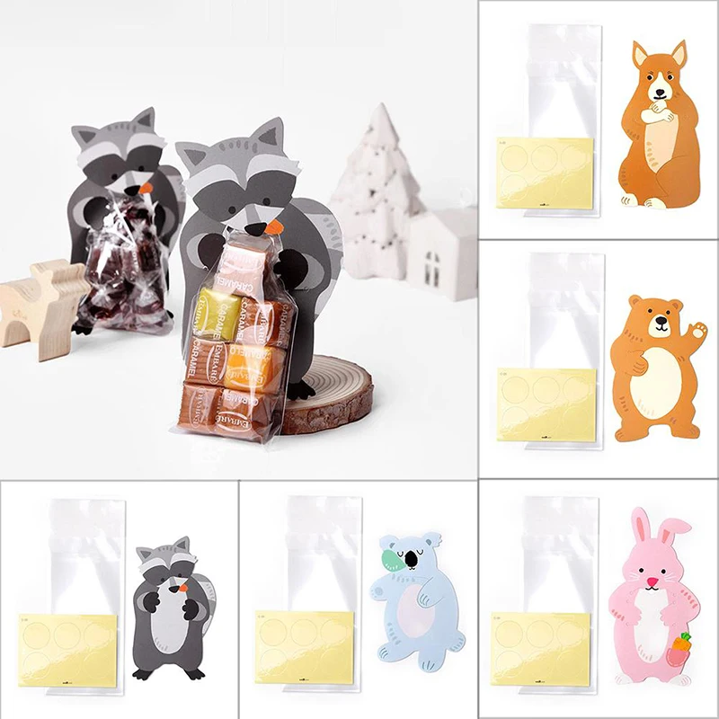 10pcs/set Cute Animal Candy Bags Plastic Bag Cookies Bear Rabbit Koala Kids Gift Bags Baby Shower Kids Birthday Party Supplies
10pcs/set Cute Animal Candy Bags Plastic Bag Cookies Bear Rabbit Koala Kids Gift Bags Baby Shower Kids Birthday Party Supplies