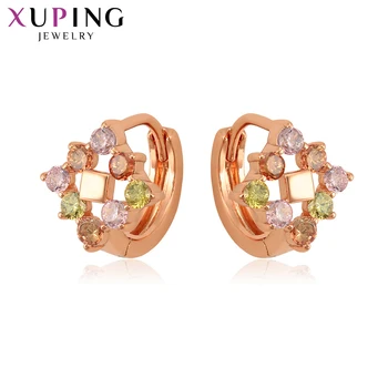 Xuping New Arrival European Style Hoops Shaped Earrings for Women Trendy Jewelry Christmas Gifts 97554
Xuping New Arrival European Style Hoops Shaped Earrings for Women Trendy Jewelry Christmas Gifts 97554