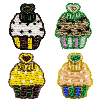 Handmade Beaded Ice Cream Patches Applique Crafts for Brooches Children Shoes Clothes Bag Decorated Sewing Accessories 10 pieces
Handmade Beaded Ice Cream Patches Applique Crafts for Brooches Children Shoes Clothes Bag Decorated Sewing Accessories 10 pieces