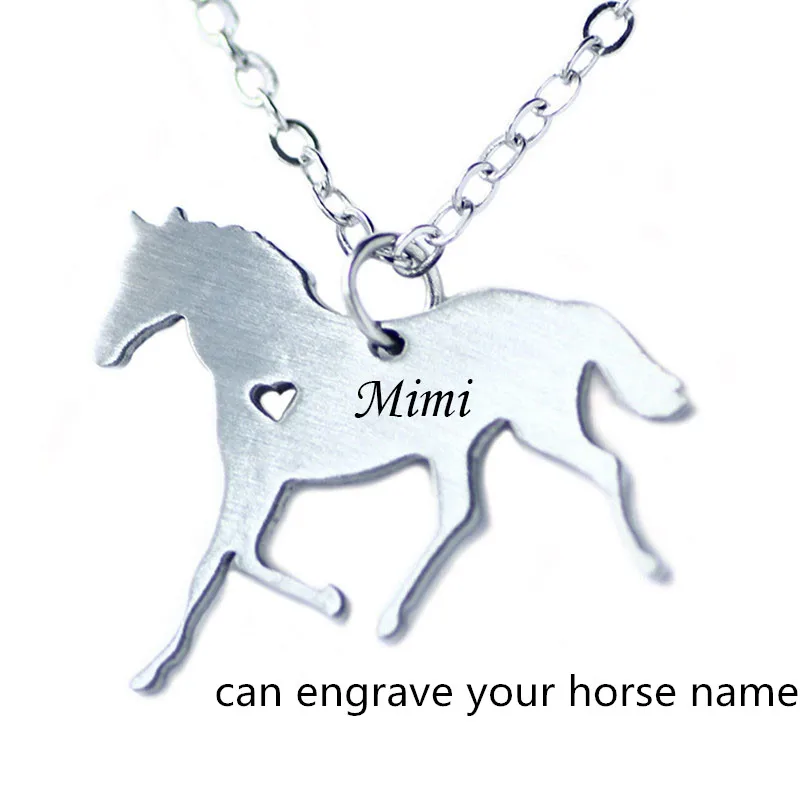 Custom Horse Necklace Stainless Steel Jewelry,Engrave Horse Name Pet Jewelry,Custom Logo Animal Horse Necklace Dropshipping 
Custom Horse Necklace Stainless Steel Jewelry,Engrave Horse Name Pet Jewelry,Custom Logo Animal Horse Necklace Dropshipping