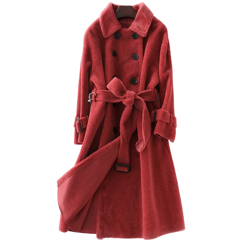 100% Wool Jacket Real Fur Coat Autumn Winter Coat Women Clothes 2019 Korean Sheep Shearling Suede Lining Abrigo Mujer YST868816
100% Wool Jacket Real Fur Coat Autumn Winter Coat Women Clothes 2019 Korean Sheep Shearling Suede Lining Abrigo Mujer YST868816