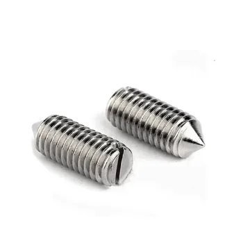 100pcs/lot DIN553 Stainless steel SUS304 Slotted set screw with cone point M2 M2.5 M3
100pcs/lot DIN553 Stainless steel SUS304 Slotted set screw with cone point M2 M2.5 M3