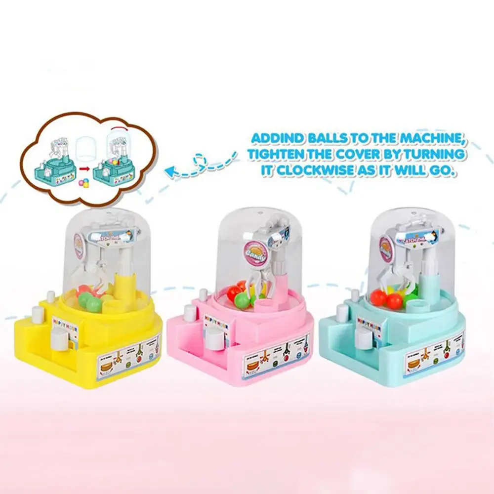 Children Mini Manual Catching Ball Machine Candy Gripper Toy Interactive Game Education Kids Toy funny DIY Assembly gift for ki
Children Mini Manual Catching Ball Machine Candy Gripper Toy Interactive Game Education Kids Toy funny DIY Assembly gift for ki