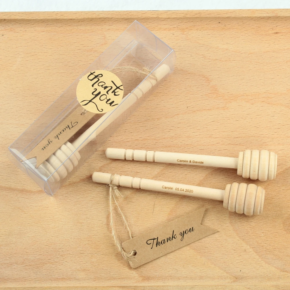 10pcs Personlized Honey Stir Bar Mixing Handle Jar Spoon Wood Dipper Honey Stick Wedding Party Favor Gifts Baby Shower gift
10pcs Personlized Honey Stir Bar Mixing Handle Jar Spoon Wood Dipper Honey Stick Wedding Party Favor Gifts Baby Shower gift