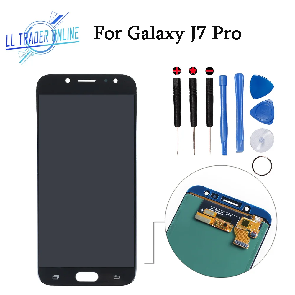 LL TRADER LCD Display For Samsung Galaxy J7 Pro J730 LCD Touch Screen J7 Pro Screen Replacement Assembly Adjust Brightness Panel
LL TRADER LCD Display For Samsung Galaxy J7 Pro J730 LCD Touch Screen J7 Pro Screen Replacement Assembly Adjust Brightness Panel
