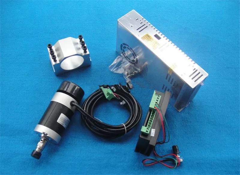 400w ER11 12000RPM BL DC spindle motor&PWM MACH3 Driver controller&switch power supply&mount bracket CNC DIY kits
400w ER11 12000RPM BL DC spindle motor&PWM MACH3 Driver controller&switch power supply&mount bracket CNC DIY kits