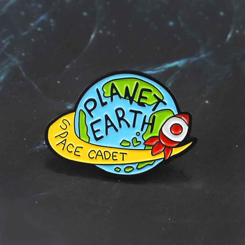 Planet Earth Brooch Starry Rocket Enamel Pin Space Military Coat Uniform Backpack Badge Space Explorer Pilot Technician Gifts
Planet Earth Brooch Starry Rocket Enamel Pin Space Military Coat Uniform Backpack Badge Space Explorer Pilot Technician Gifts