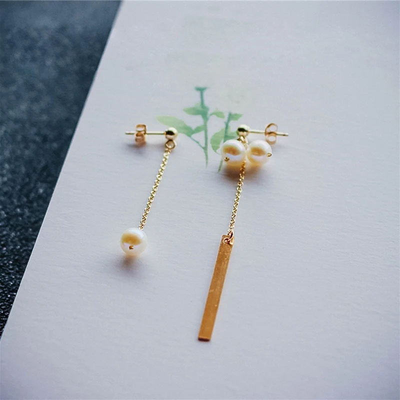 Pearl Tassel Earrings Handmade Customize Gold Filled Brincos Vintage Asymmetry Jewelry Not Fade Party Gift Pendientes Oorbellen
Pearl Tassel Earrings Handmade Customize Gold Filled Brincos Vintage Asymmetry Jewelry Not Fade Party Gift Pendientes Oorbellen