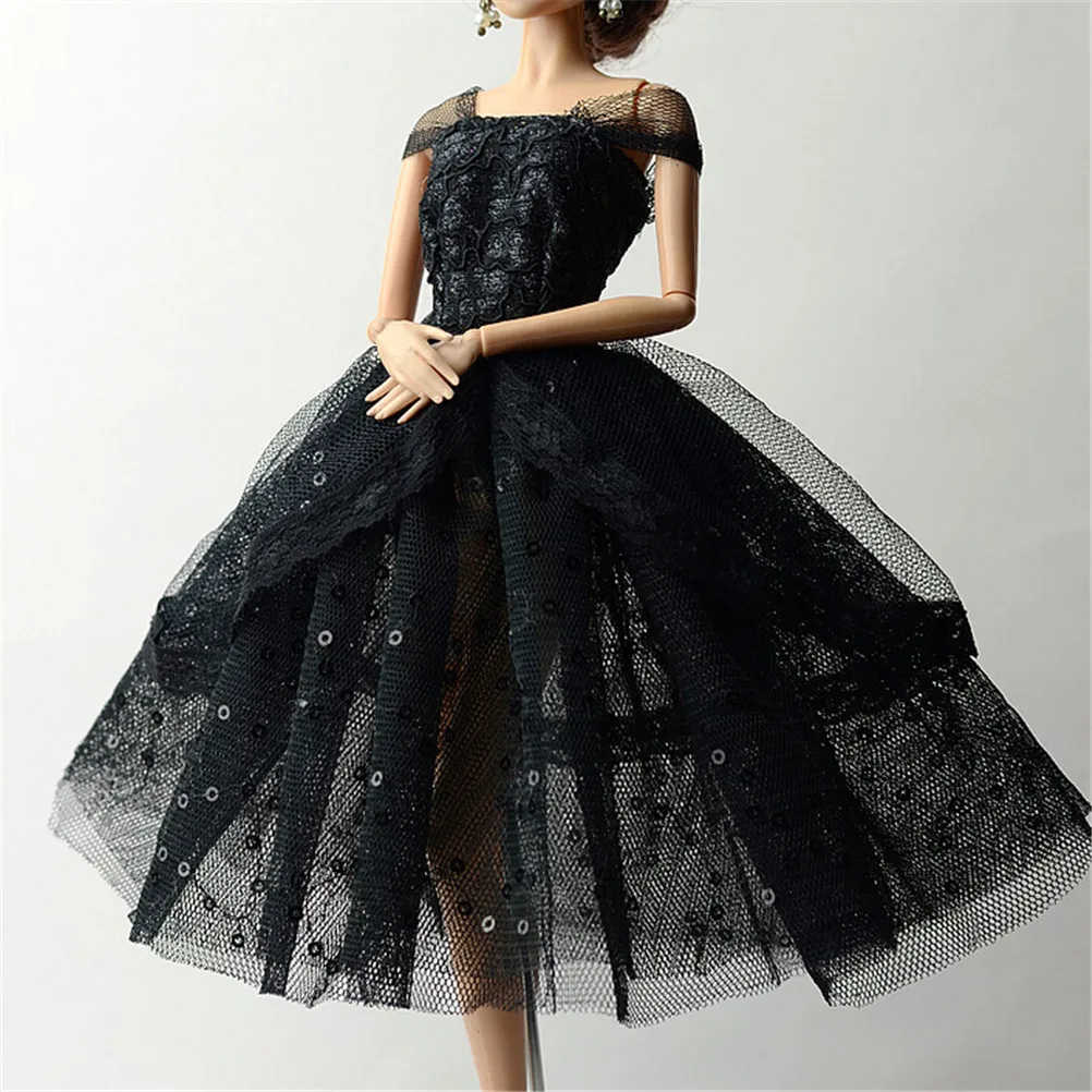 Elegant Doll Dresses Lady Black Little Dress Evening Dress Clothes For Dolls For 1/6 BJD Doll Gift Doll Accessories
Elegant Doll Dresses Lady Black Little Dress Evening Dress Clothes For Dolls For 1/6 BJD Doll Gift Doll Accessories