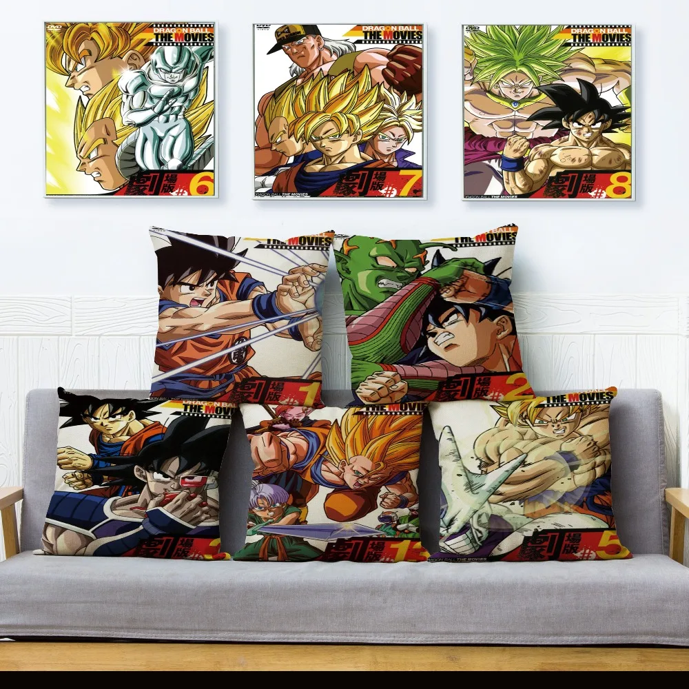 Dragon Ball Theater Edition Broli Cushion Cover Home Decor Cartoon Pillow Cover Japanese Anime Pillows Case for Sofa 45*45cm
Dragon Ball Theater Edition Broli Cushion Cover Home Decor Cartoon Pillow Cover Japanese Anime Pillows Case for Sofa 45*45cm