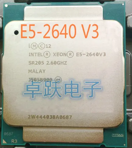 E5-2640V3 Original Intel Xeon OEM Version not es E5 2640V3 2.60GHz 8-Core 20M LGA2011-3 90W E5-2640 V3 free shipping E5 2640 V3
E5-2640V3 Original Intel Xeon OEM Version not es E5 2640V3 2.60GHz 8-Core 20M LGA2011-3 90W E5-2640 V3 free shipping E5 2640 V3