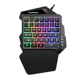 Single-handed RGBK Mechanical gaming keyboard RGB LED backlit USB cable Game 35 GB Left Hand Mini Keypad For Mobile Game
Single-handed RGBK Mechanical gaming keyboard RGB LED backlit USB cable Game 35 GB Left Hand Mini Keypad For Mobile Game