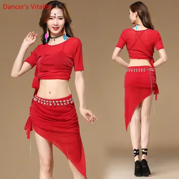 New Style! Belly Dance Set Women Short Sleeves Tops&Skirt&Belt 3pcs Belly Dance Suit Women Exercise Set 5colors M L XL
New Style! Belly Dance Set Women Short Sleeves Tops&Skirt&Belt 3pcs Belly Dance Suit Women Exercise Set 5colors M L XL