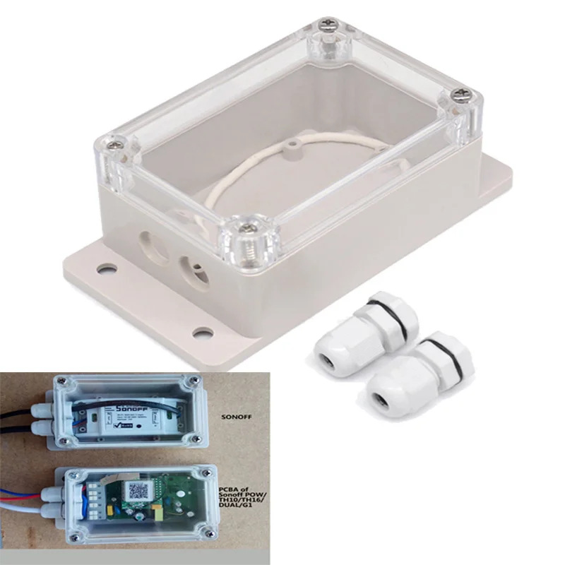 IP66 Waterproof Case Cable Wire Connector Junction Water-resistant Shell for Sonoff Basic/RF/Dual/Pow for Xmas Tree Lights Home
IP66 Waterproof Case Cable Wire Connector Junction Water-resistant Shell for Sonoff Basic/RF/Dual/Pow for Xmas Tree Lights Home