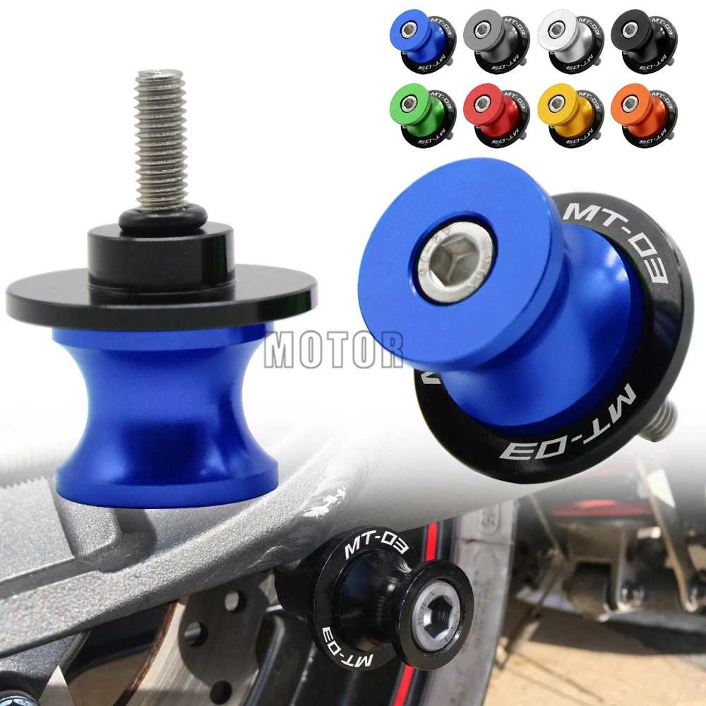 6MM For Yamaha MT-03 2006-2012 MT03 MT 03 CNC Motorcycle Rear Swingarm Sliders Spools Stand Paddock Screws Swing Arm Protection
6MM For Yamaha MT-03 2006-2012 MT03 MT 03 CNC Motorcycle Rear Swingarm Sliders Spools Stand Paddock Screws Swing Arm Protection