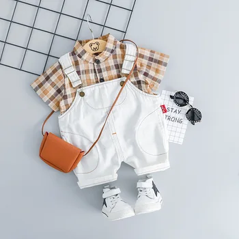 HYLKIDHUOSE 2019 Summer Baby Girls Boys Clothing Sets Infant Clothes Suits Plaid Shirt Strap Shorts Kids Children Casual Costume
HYLKIDHUOSE 2019 Summer Baby Girls Boys Clothing Sets Infant Clothes Suits Plaid Shirt Strap Shorts Kids Children Casual Costume
