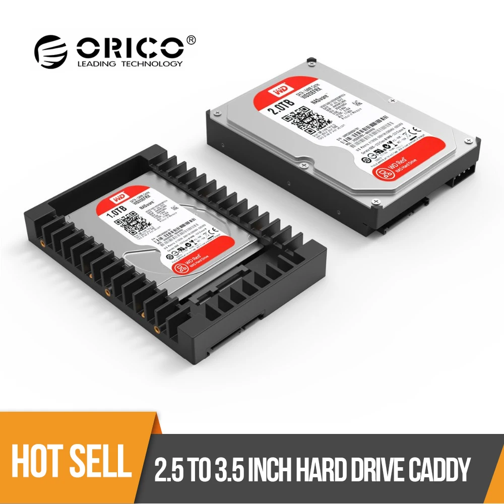 ORICO Hard Drive Caddy Support SATA 3.0 6Gbps 2.5 to 3.5 inch Fast Transfer Speed Not Including Hard Drive
ORICO Hard Drive Caddy Support SATA 3.0 6Gbps 2.5 to 3.5 inch Fast Transfer Speed Not Including Hard Drive