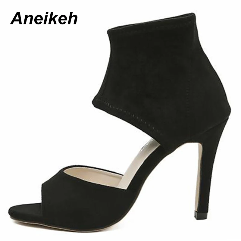 Aneikeh 2018 New Summer Fashion Women Pumps Sexy High Heels Faux Suede Boots Sandals Woma Shoes Black size 35-40
Aneikeh 2018 New Summer Fashion Women Pumps Sexy High Heels Faux Suede Boots Sandals Woma Shoes Black size 35-40