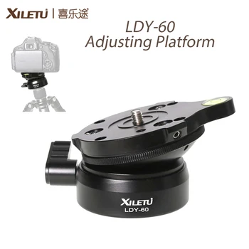 XILETU LDY-55 Adjusting Platform for Tripod Monopod Semisphere Base Panoramic Head 1/4"-3/8" screw Photography Accessories
XILETU LDY-55 Adjusting Platform for Tripod Monopod Semisphere Base Panoramic Head 1/4"-3/8" screw Photography Accessories