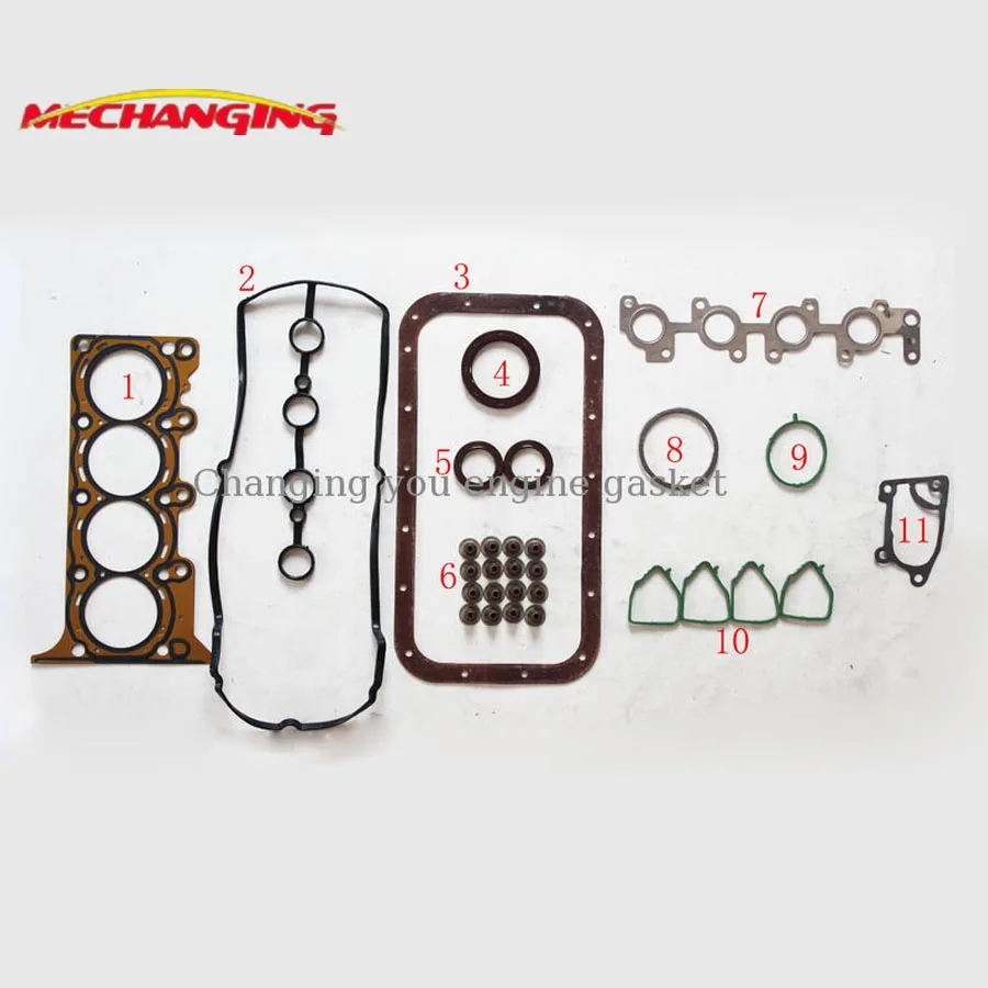 For CHEVROLET AVEO SAIL 1.2 16V LMU B12D1 METAL CYLINDER HEAD GASKET SET Engine Gasket Engine Parts Full Set 50308700
For CHEVROLET AVEO SAIL 1.2 16V LMU B12D1 METAL CYLINDER HEAD GASKET SET Engine Gasket Engine Parts Full Set 50308700