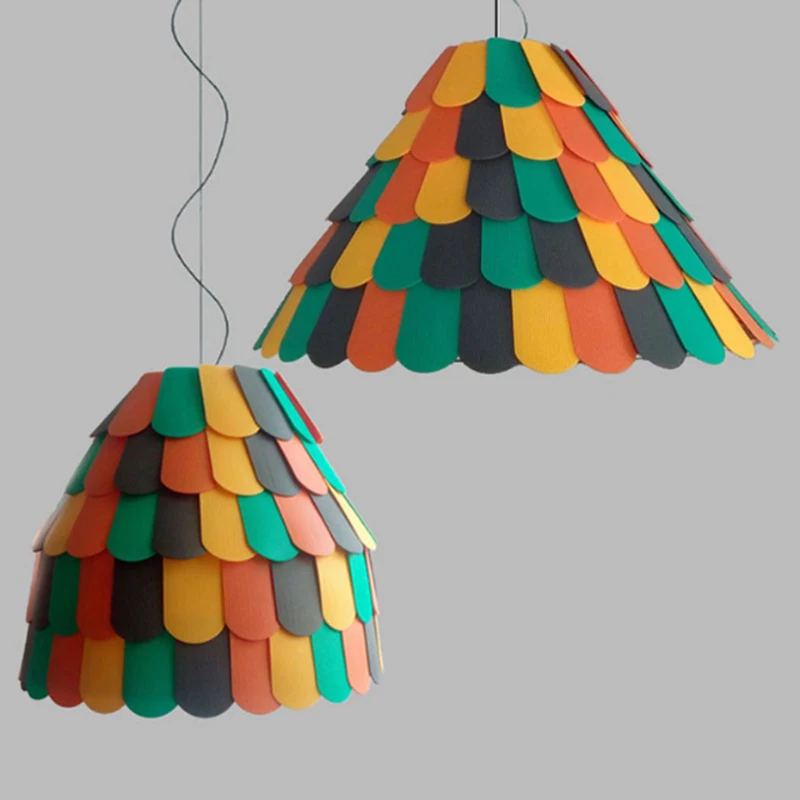 Modern art macaron color PV green lampshade chandelier fish scales adjustable LED lighting DIY bedroom decoration hanging lamp
Modern art macaron color PV green lampshade chandelier fish scales adjustable LED lighting DIY bedroom decoration hanging lamp