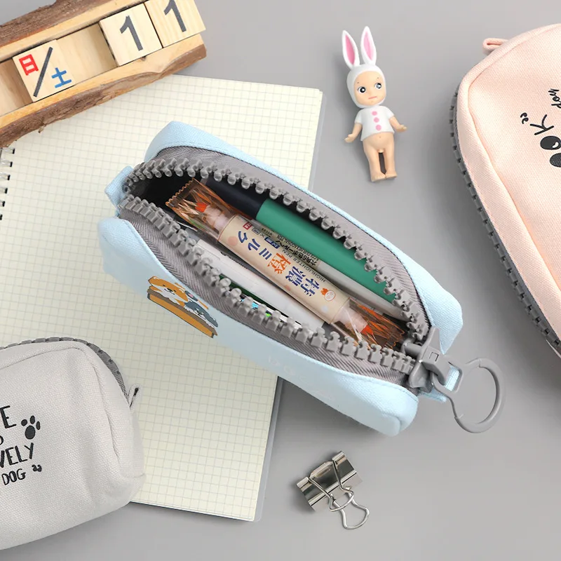 Kawaii Big Canvas Pencil Case Cute Dog Student Pen Pouch Office Storage Bags Box Stationery Korea School Supplies C20 D10
Kawaii Big Canvas Pencil Case Cute Dog Student Pen Pouch Office Storage Bags Box Stationery Korea School Supplies C20 D10