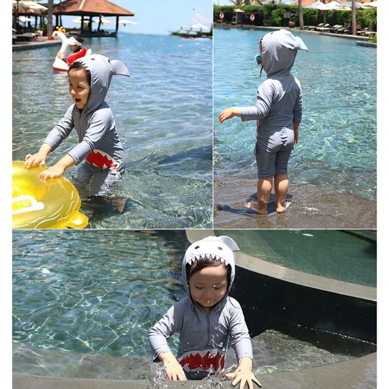 Children Boys Summer Cartoon One-Piece Hooded Sun Protection Clothing Swimwear Beach Bathing Suit FOR 1-5Y
Children Boys Summer Cartoon One-Piece Hooded Sun Protection Clothing Swimwear Beach Bathing Suit FOR 1-5Y