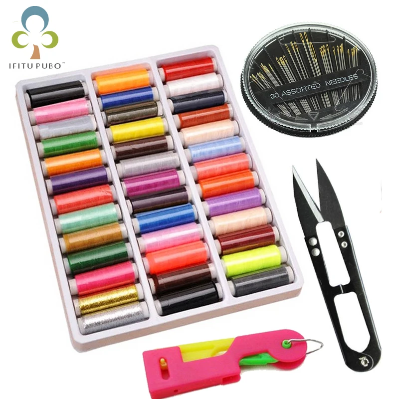 Multifunction Household Sewing Set Sewing Kit 39 Colors Sewing Thread Needles Scissors Set Sewing Accessories GYH
Multifunction Household Sewing Set Sewing Kit 39 Colors Sewing Thread Needles Scissors Set Sewing Accessories GYH