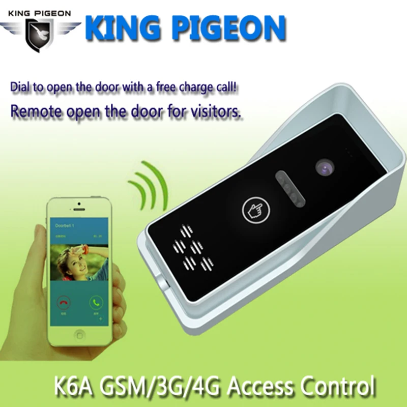 3G GSM Access Control Apartment Intercom Security System One Key To Dial Door Control Remotely By Free Call K6S
3G GSM Access Control Apartment Intercom Security System One Key To Dial Door Control Remotely By Free Call K6S
