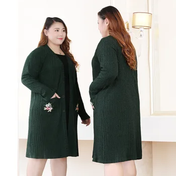 Autumn Winter Women Sweater Long Cardigans Plus Size 10XL 8XL 6XL 4XL Coats Female KNIT Sweater Slim Casual Cardigans Feminino
Autumn Winter Women Sweater Long Cardigans Plus Size 10XL 8XL 6XL 4XL Coats Female KNIT Sweater Slim Casual Cardigans Feminino