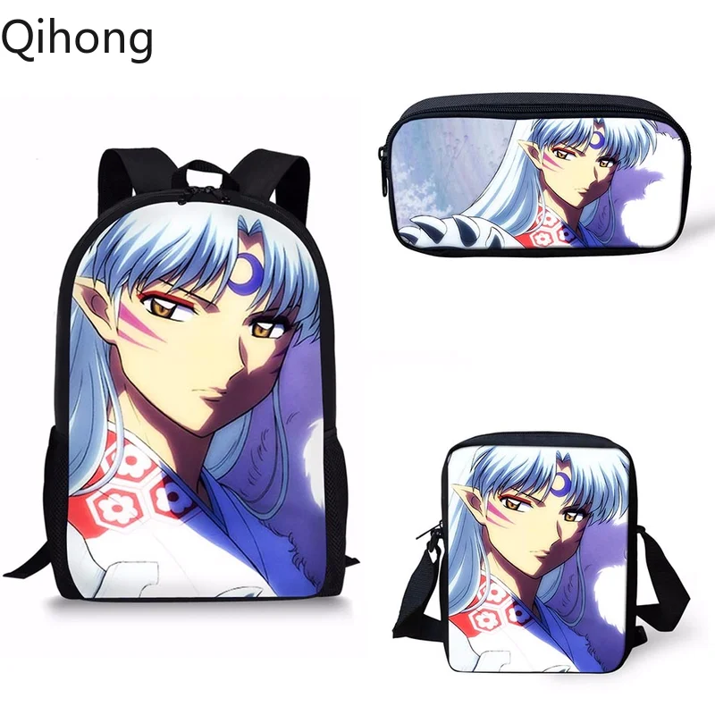 New Hot Noisydesigns Inuyasha School Bags Print School Backpack for Girls Boys Orthopedic Schoolbag Backpacks Children Book Bag
New Hot Noisydesigns Inuyasha School Bags Print School Backpack for Girls Boys Orthopedic Schoolbag Backpacks Children Book Bag