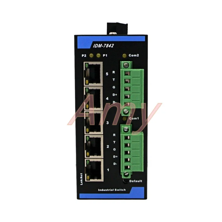 Modbus шлюз 2 фотоэлектрическая изоляция RS485/232 последовательный порт 5 Ethernet