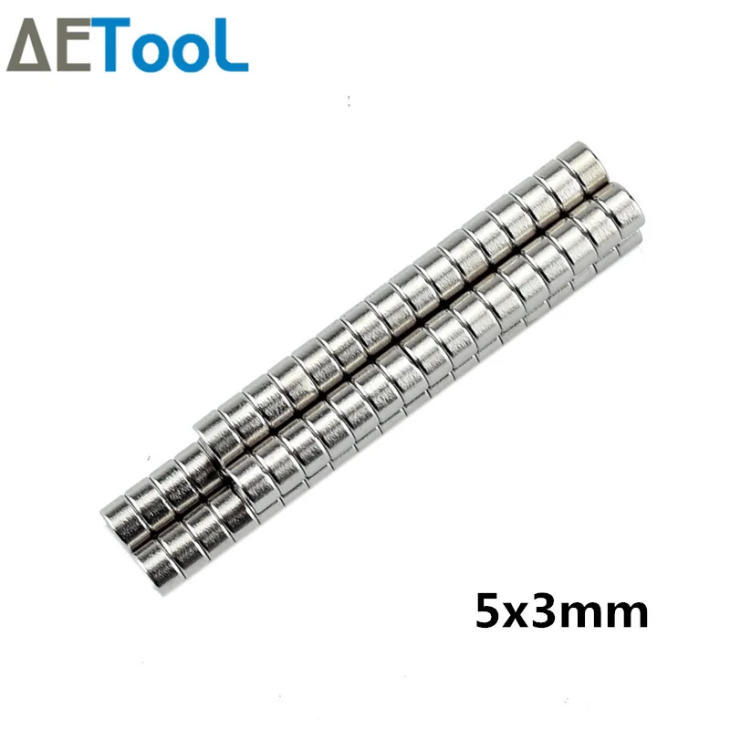 AETool 10Pcs 5x3mm Neodymium Magnets Permanent N38 NdFeB Super Strong Powerful Small Round Magnetic Magnet Disc 5mm x 3mm
AETool 10Pcs 5x3mm Neodymium Magnets Permanent N38 NdFeB Super Strong Powerful Small Round Magnetic Magnet Disc 5mm x 3mm