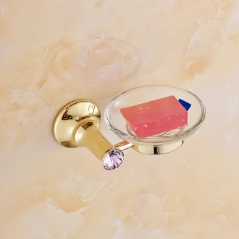 Luxury Europe Pink Crystal Soap Holder Antique Gold Soap Container Polished Brass Bathroom Soap Dish Bathroom Accessories
Luxury Europe Pink Crystal Soap Holder Antique Gold Soap Container Polished Brass Bathroom Soap Dish Bathroom Accessories