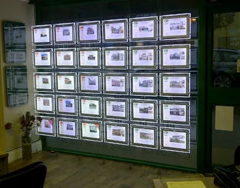 30PCS Real Estate Window LED Displays Frame, Hanging Acrylic Illuminated Display Cable Kits System,Single Sided A3
30PCS Real Estate Window LED Displays Frame, Hanging Acrylic Illuminated Display Cable Kits System,Single Sided A3