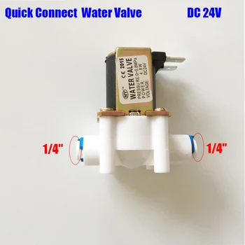 water filter Quick connect Electric Water Valve 24V DC 1/4" Inlet Feed Valve for RO Reverse Osmosis water Purifier System
water filter Quick connect Electric Water Valve 24V DC 1/4" Inlet Feed Valve for RO Reverse Osmosis water Purifier System