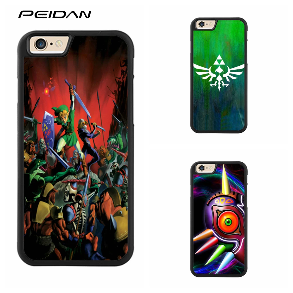 PEIDAN the legend of zelda 2 Full cover cell phone case for iphone X 4 4s 5 5s 6 6s 7 8 plus #ee457 |