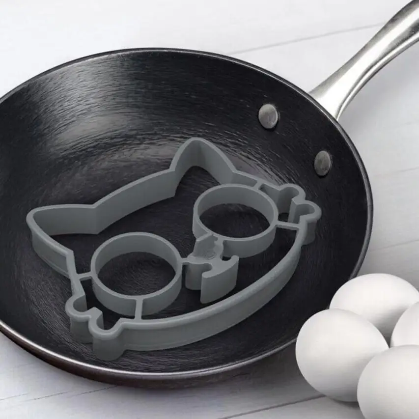 Kitchen Silicone Cat Egg Shaper Cat Fried Eggs Mould Cute Interesting Mould Omelette device Cooking Tool kitchen tools Mould
Kitchen Silicone Cat Egg Shaper Cat Fried Eggs Mould Cute Interesting Mould Omelette device Cooking Tool kitchen tools Mould